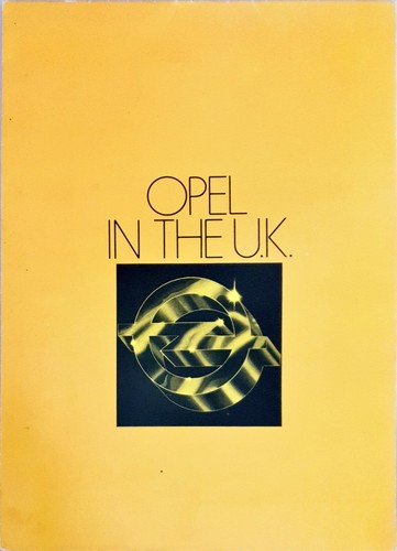 Opel cars brochure 1978 - cars,
