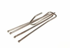 Metal curtain clip tape hooks