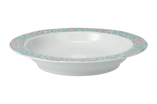 Habitat mosaic rimmed bowl - habitat,