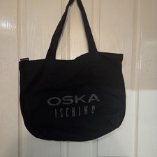 OSKA Ischiko Black Cotton Tote