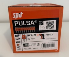 Spit Pulsa HC6-22 Nails 22mm – Box of 500 + 1 Gas Cell | Fits Pulsa 27/40/65/800