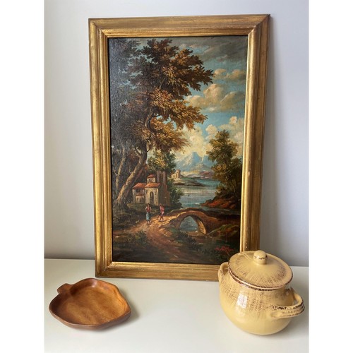 Vintage italian landscape - vintage,