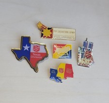 Lot Of 5 Salvation Army Pins