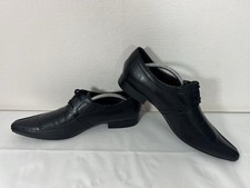 Peter Werth Leather Black Oxford Brogues Office Lace Up Shoes UK 10