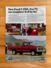 1977 Print Ad  Ford F-250 4x4