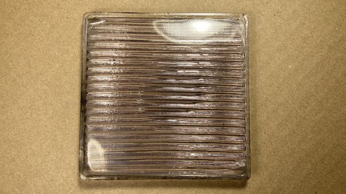 Antique glass prism tile - 1,