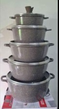 Nonstick Cooking 5Pots Marble