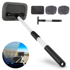 Car Window Cleaner Brush Kit Windshield Cleaning Wash Tool Inside Interior Auto