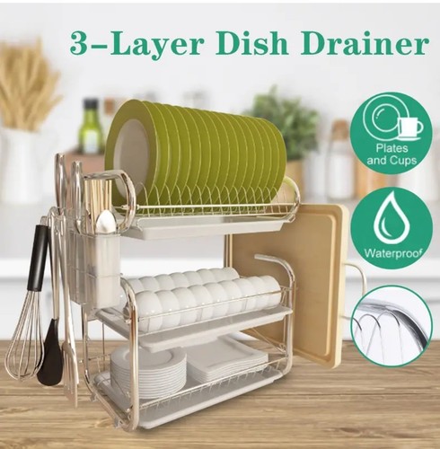 Tier double dish drainer - tier,