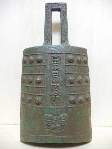 Japanese antique bronze temple - bronze,
