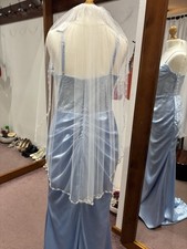 Linzi Jay Ivory Beaded Veil