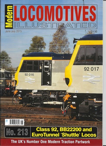 Modern locomotives illustrated - modern,