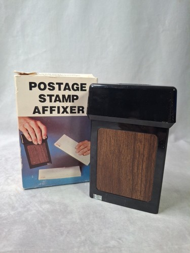 Vintage postage stamp affixer - vintage,