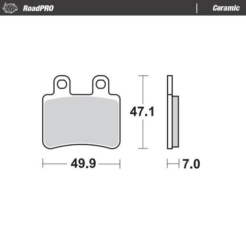 Moto master ceramic brake - brake, pads
