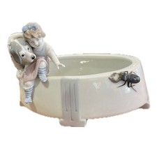 Porcelain Bowl/ Planter  Art