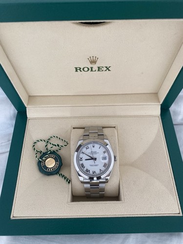 Rolex datejust 41mm white - rolex,