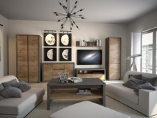 Wall unit living room set