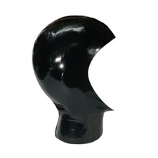 Black Latex Rubber Pull On 2D