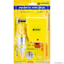 HEAVY DUTY 400g MAGNETIC PLUMB BOB Builders Straight Level Setter 3.5m Line Drop