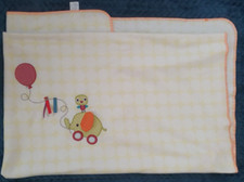 Mamas & Papas Fleece Blanket Cot Bed elephant on wheels bird yellow Jamboree
