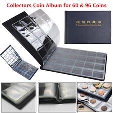 Coin Collectors Album Book for 50p £1 £2 Olympic Beatrix Potter Old Coin 60 / 96