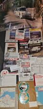 Rally Car Lombard RAC Cartel 1979 -90 programmes & Ephemera & Donnington Folder 
