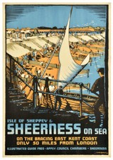 Vintage railway poster - vintage,