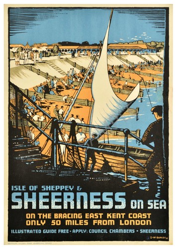 Vintage railway poster - vintage,