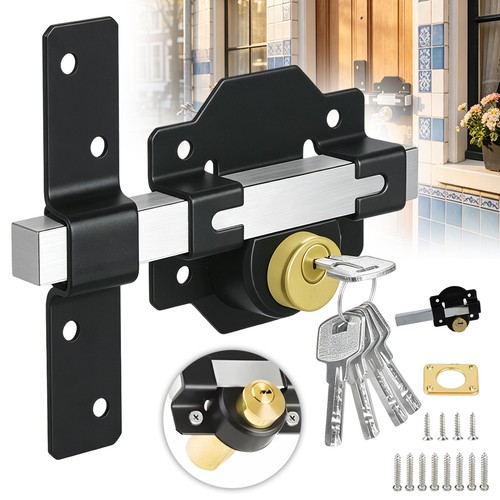 70mm garden gate lock double - garden,