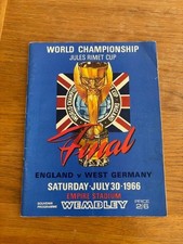 ENGLAND v WEST GERMANY 1966 WORLD CUP FINAL (ORIGINAL COPY)