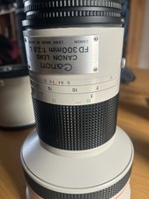 Canon FD 300mm f2.8L Manual