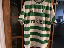 Vintage Glasgow  Celtic Fc Shirt NTL XL