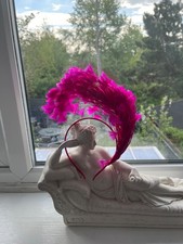 cerise Feather Headband