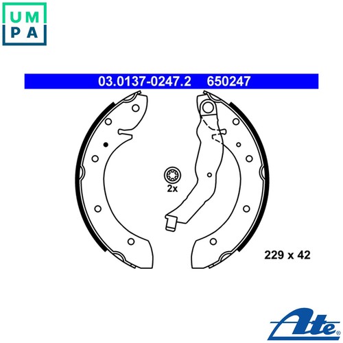 Brake shoe set - shoe,