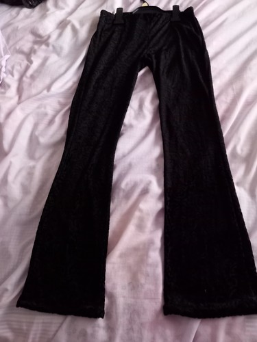 Vintage velvet black - black, trousers