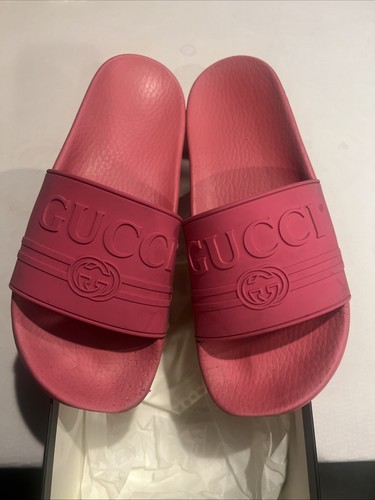 Gucci rubber slide - gucci,