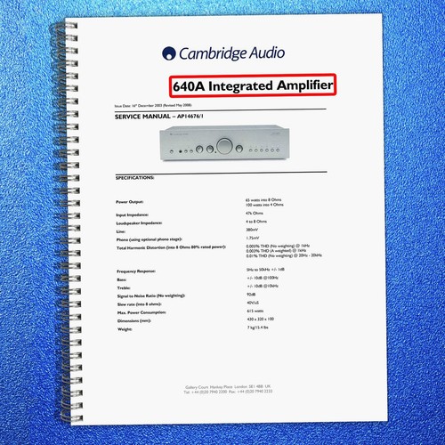 Cambridge audio azur 640a - cambridge,
