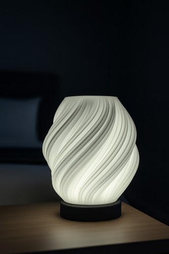 Modern printed spiral led - 3d,