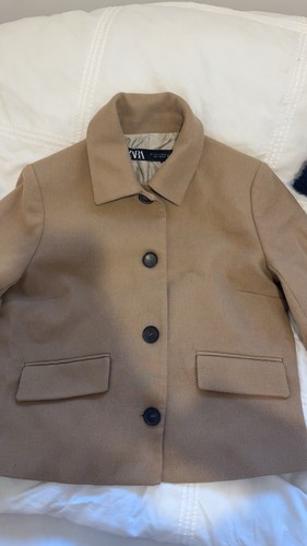 Zara camel smart jacket - zara,