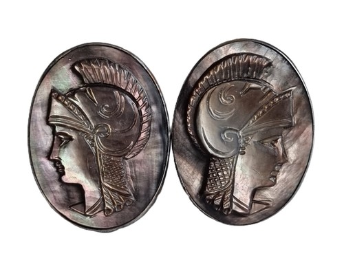 Vintage silver mother - silver, pearl