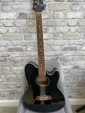 Ibanez TCY10E-BK Elecktro Acoustic Guitar - Black