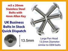 6x Stainless Bolts m5 x 20mm