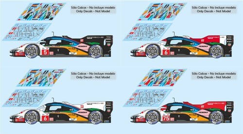 Decals porsche 963 - le, mans