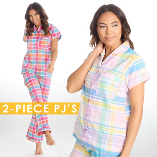 Ladies piece pyjama set - 2-piece,