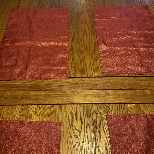 Set placemats red glitter - jl-set,