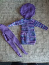 Purple Knitted Dress