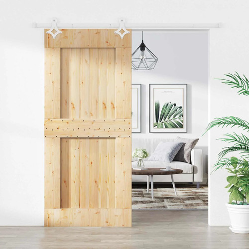 Sliding door solid - , pine