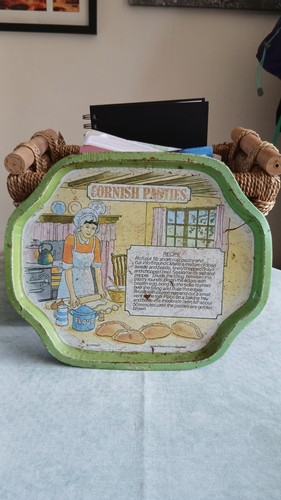Cornish pasty tray advertising - tray,