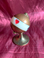 Vintage Brass Copper Globe