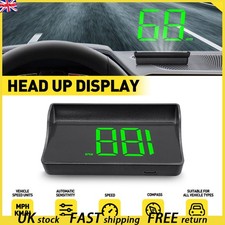Digital HUD Speedometer MPH Car Head Up Display GPS Speed Meter Windscreen New
